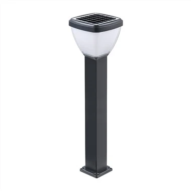 Đèn chiếu sáng Bollard ngoài trời năng lượng mặt trời vuông