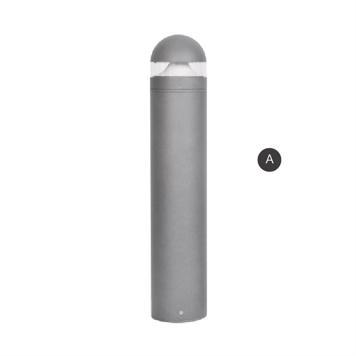 Đèn bollard đen ngoài trời